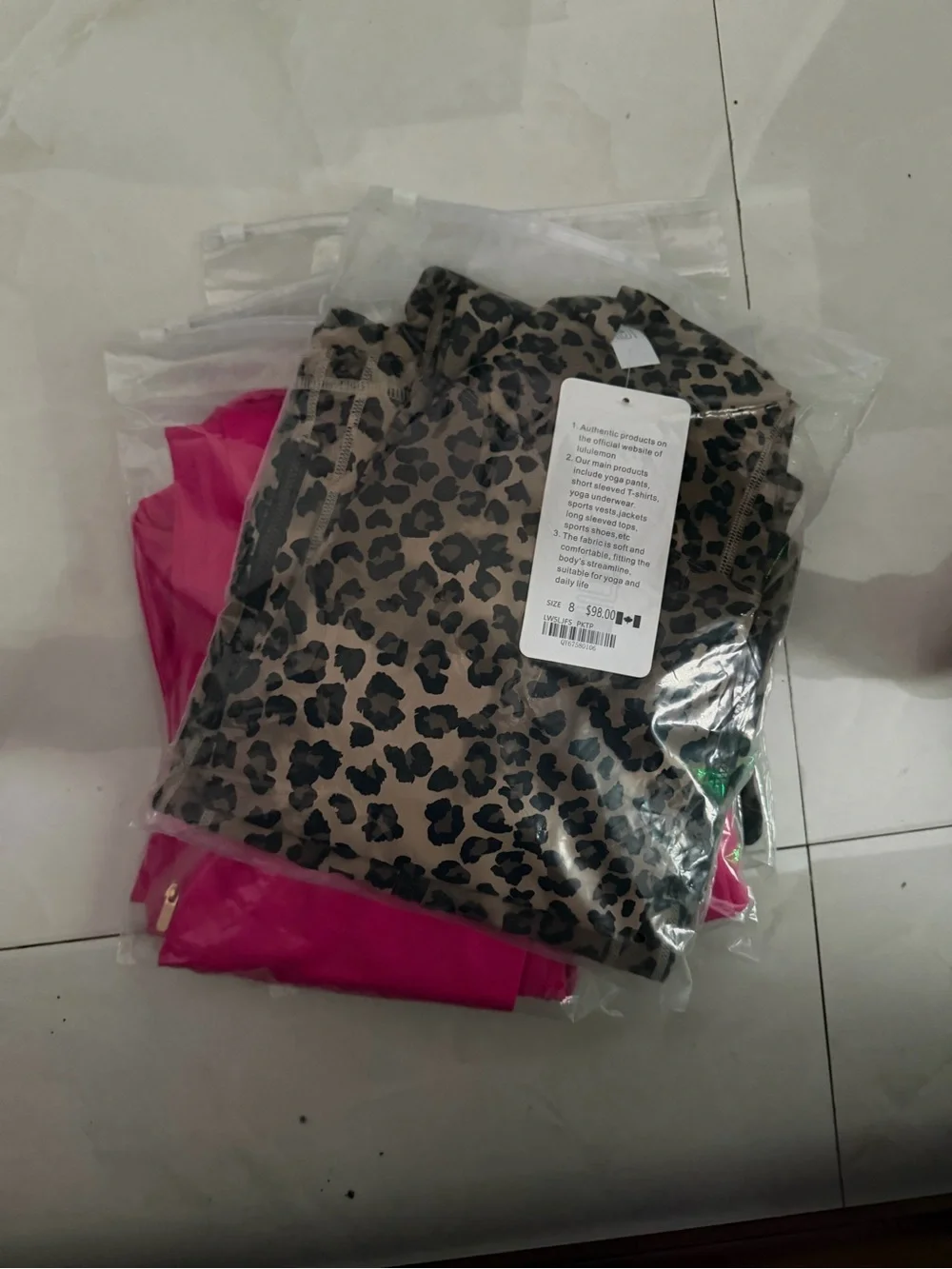 lululemon athletica Leopard-Print Jacket & Leggings - Tan & Black